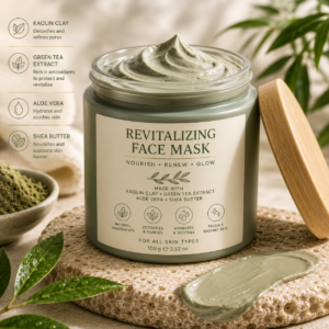 Home revitalizing face mask