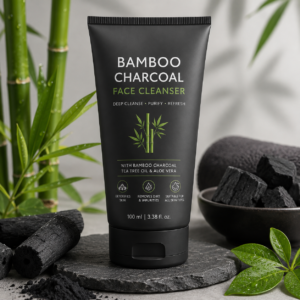 Home bamboo charcoal face cleanser